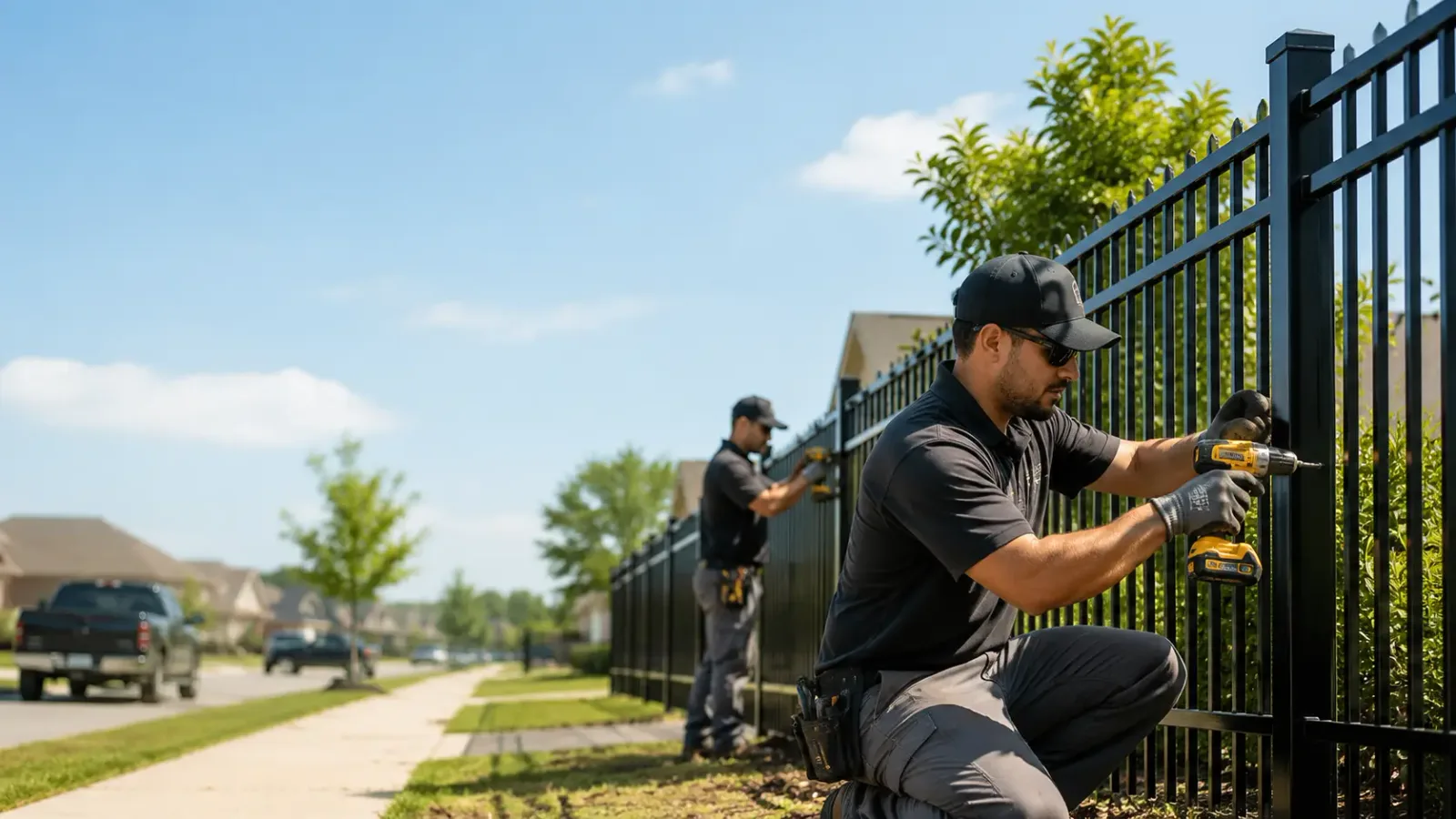 Metal Fence Installation in Grambling, LA